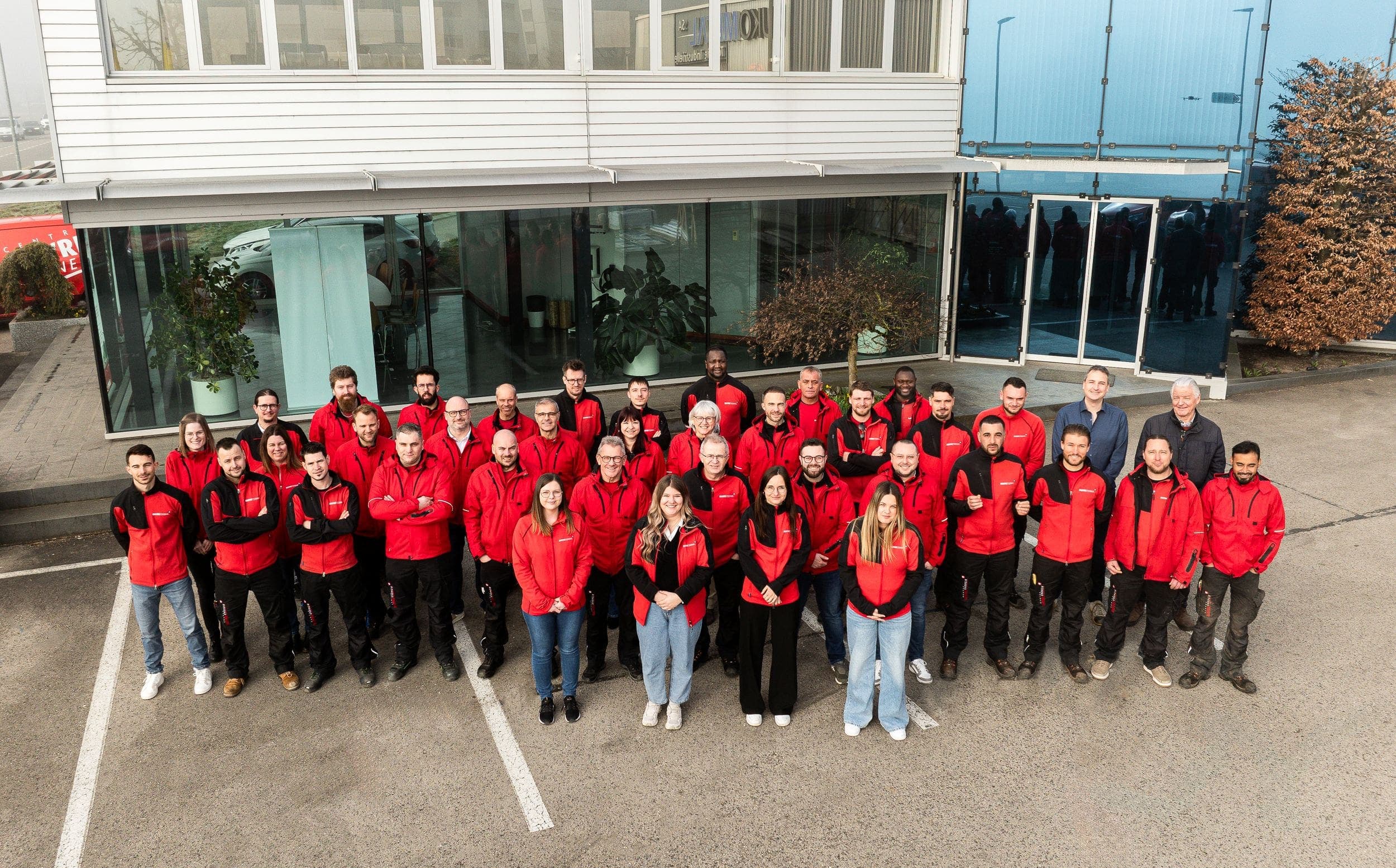 L'équipe Faivre Energie au complet